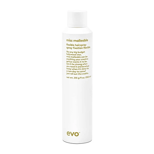 Evo Miss Malleable Flexible Hairspray 3 Evo Miss Malleable Flexible Hairspray